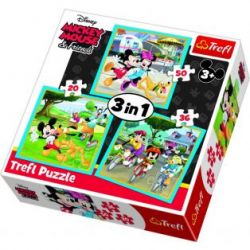   Mickey egr puzzle 3in1  trefl